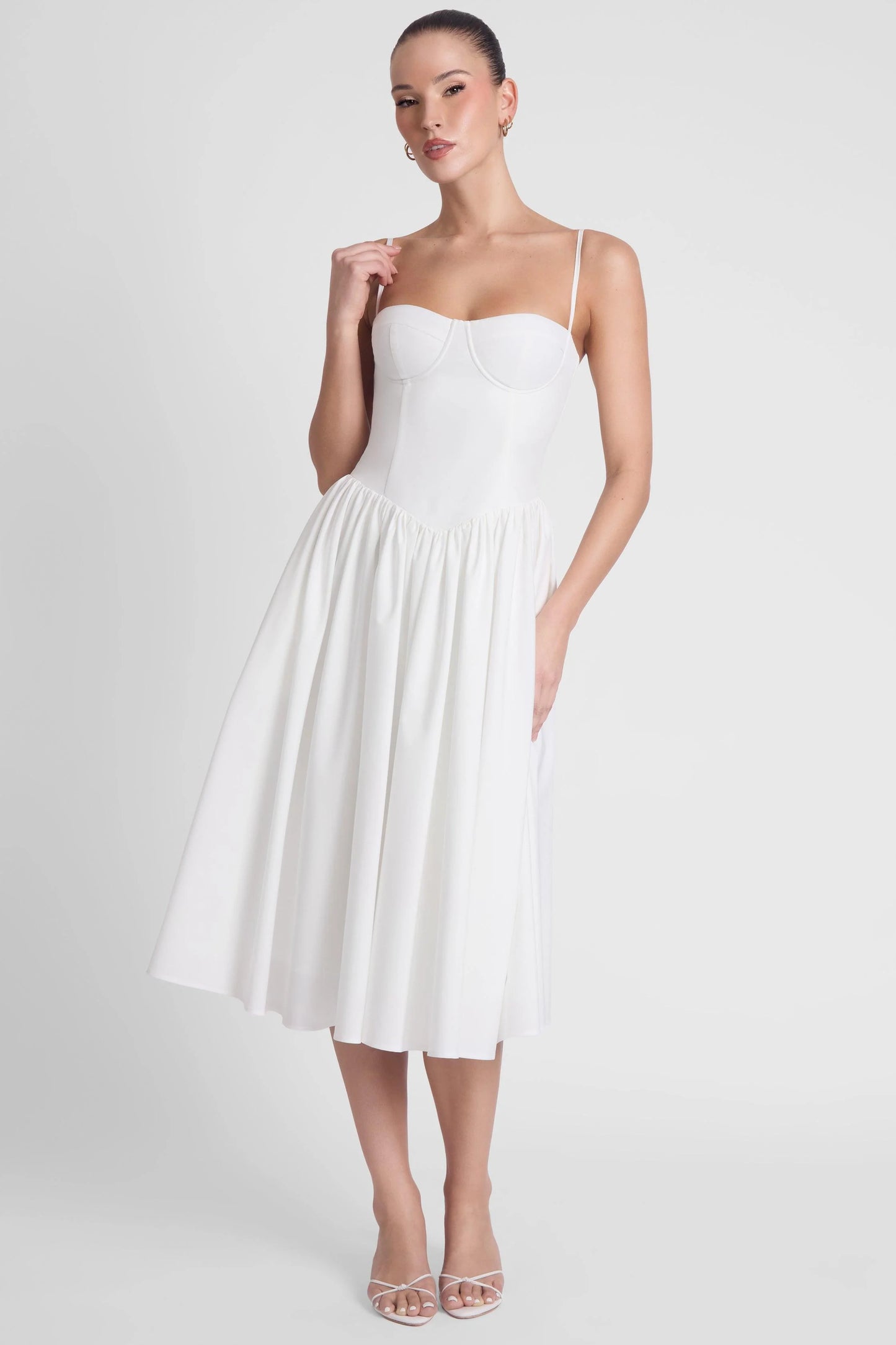 Bustier Midi Dress