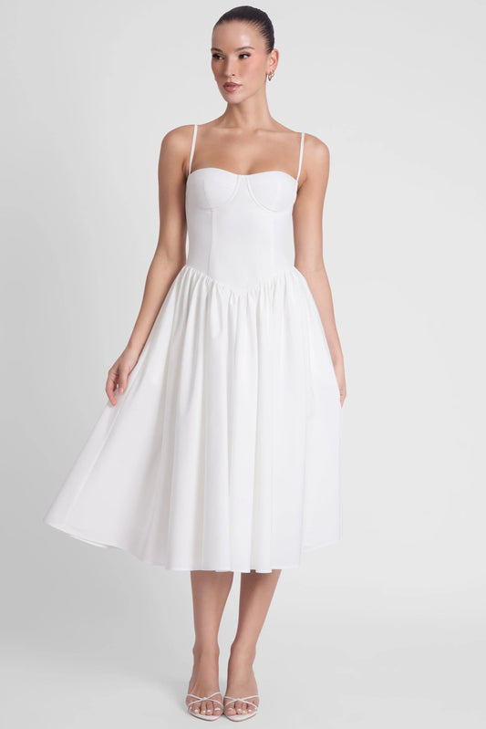 Bustier Midi Dress